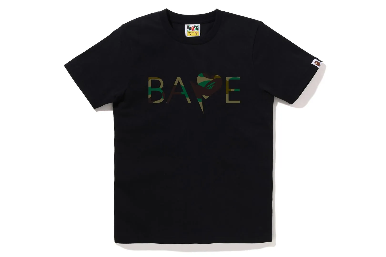 1ST CAMO HEART BAPE LOGO TEE sold by Bape product image thumbnail 3