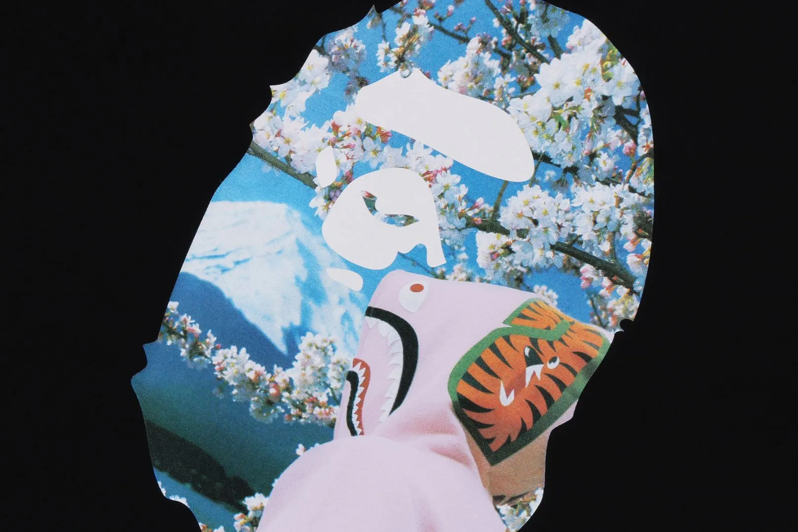 SAKURA APE HEAD PHOTO TEE #1 sold by Bape product image thumbnail 2