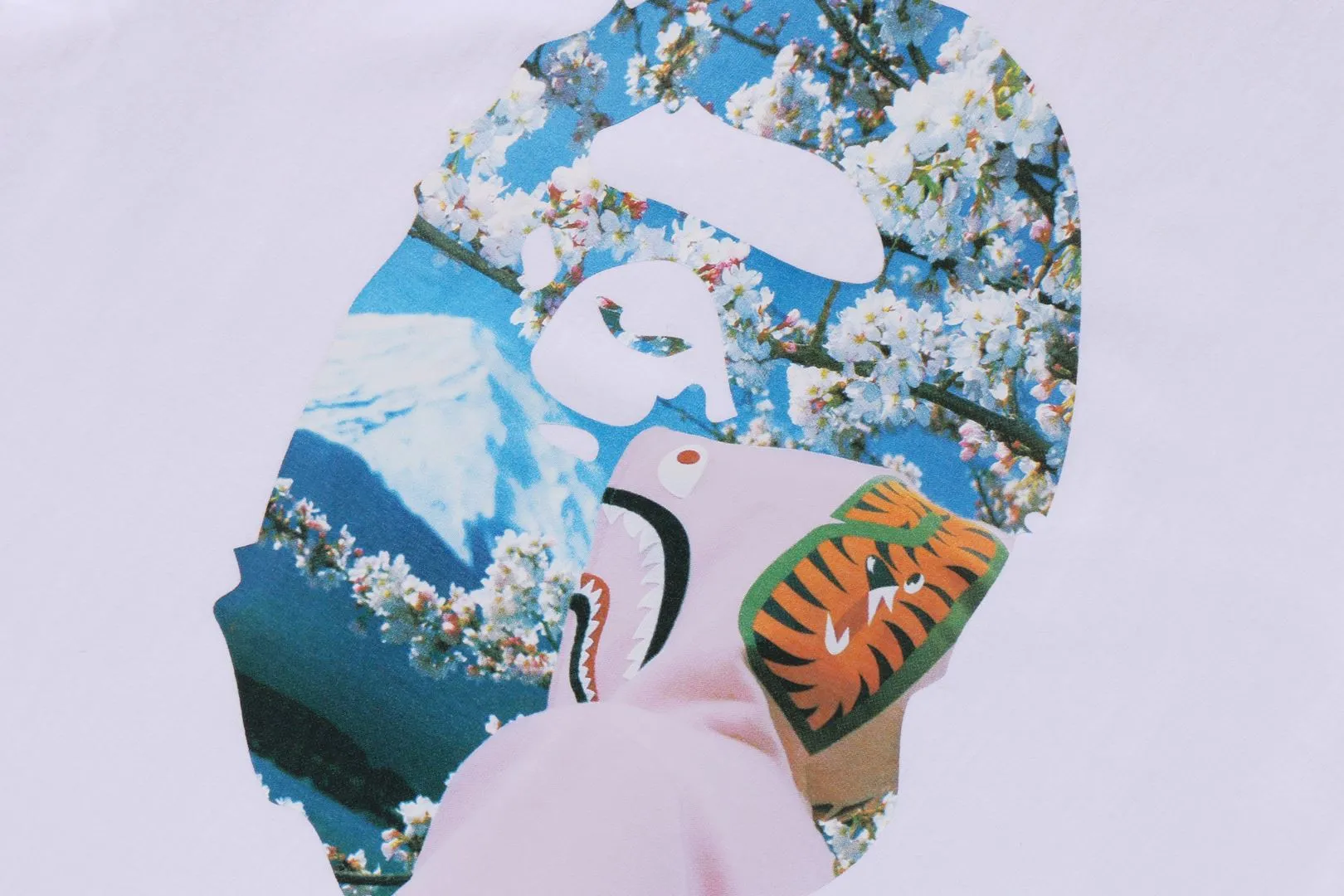 SAKURA APE HEAD PHOTO TEE #1 sold by Bape product image thumbnail 4