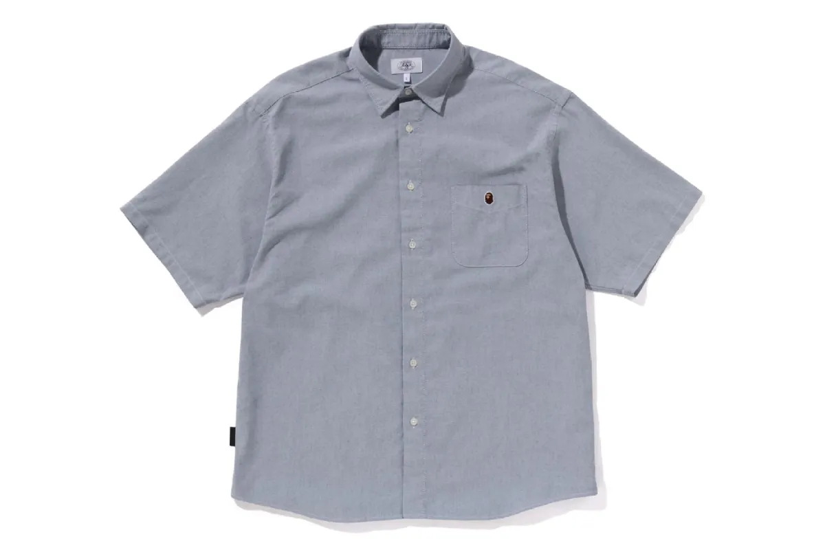 ONE POINT CORDURA OXFORD S/S SHIRT sold by Bape