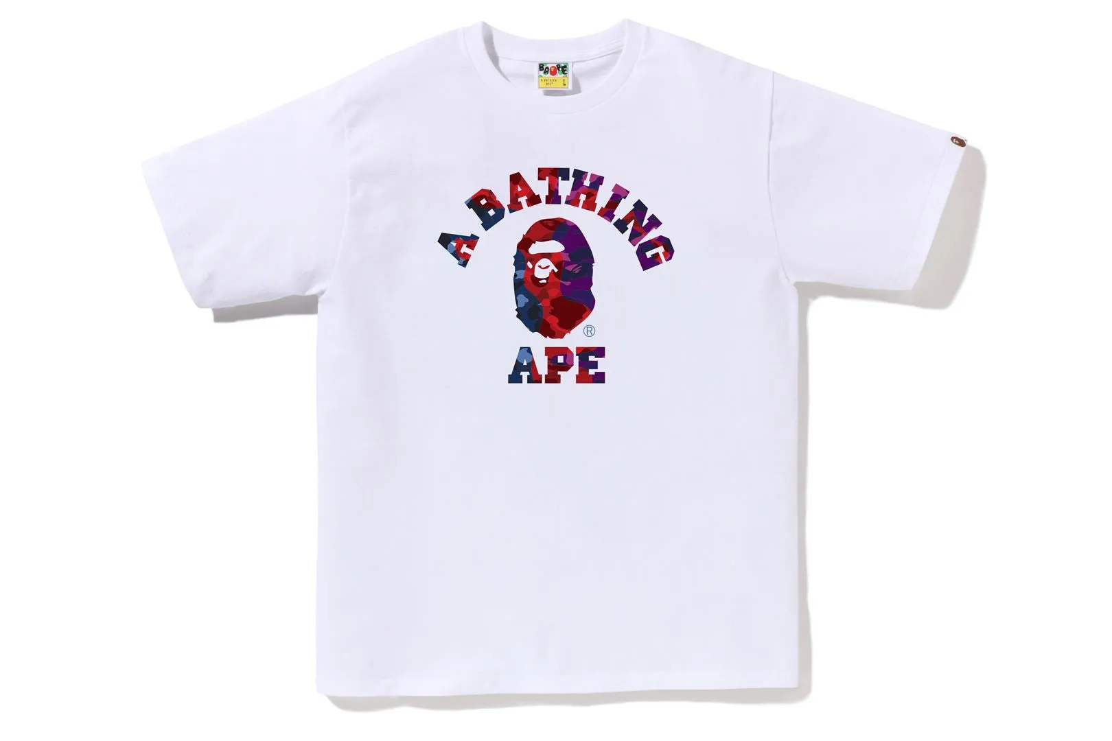 COLOR CAMO CRAZY COLLEGE TEE sold by Bape product image thumbnail 2
