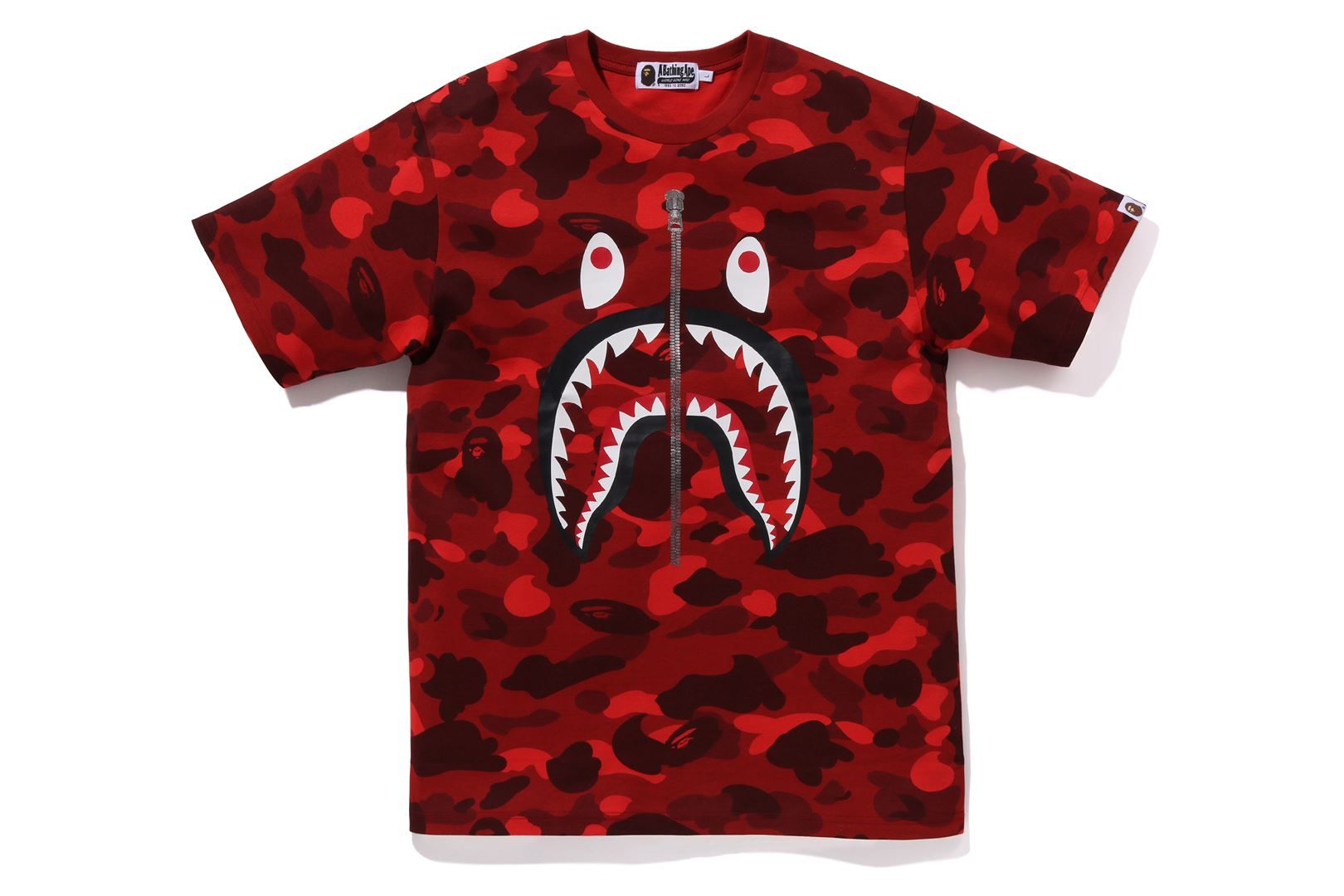 COLOR CAMO SHARK TEE sold by Bape