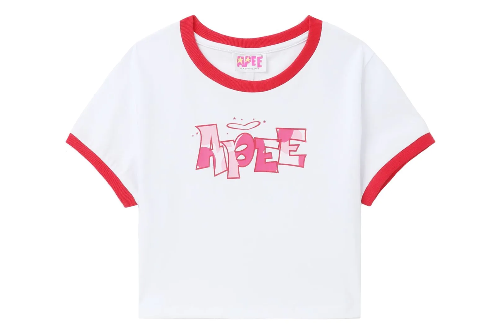 LOGO PRINTED CROP TOP sold by Bape