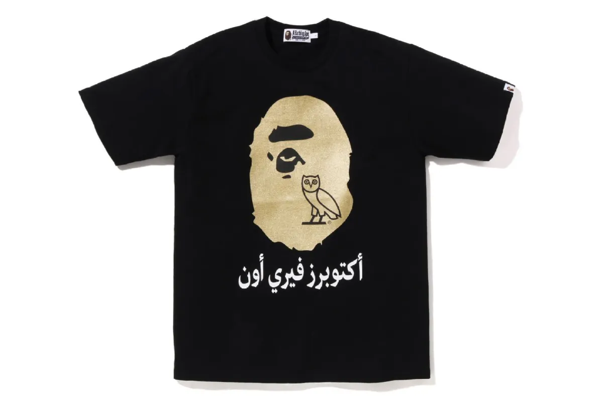 【 BAPE X OVO 】APE HEAD TEE sold by Bape