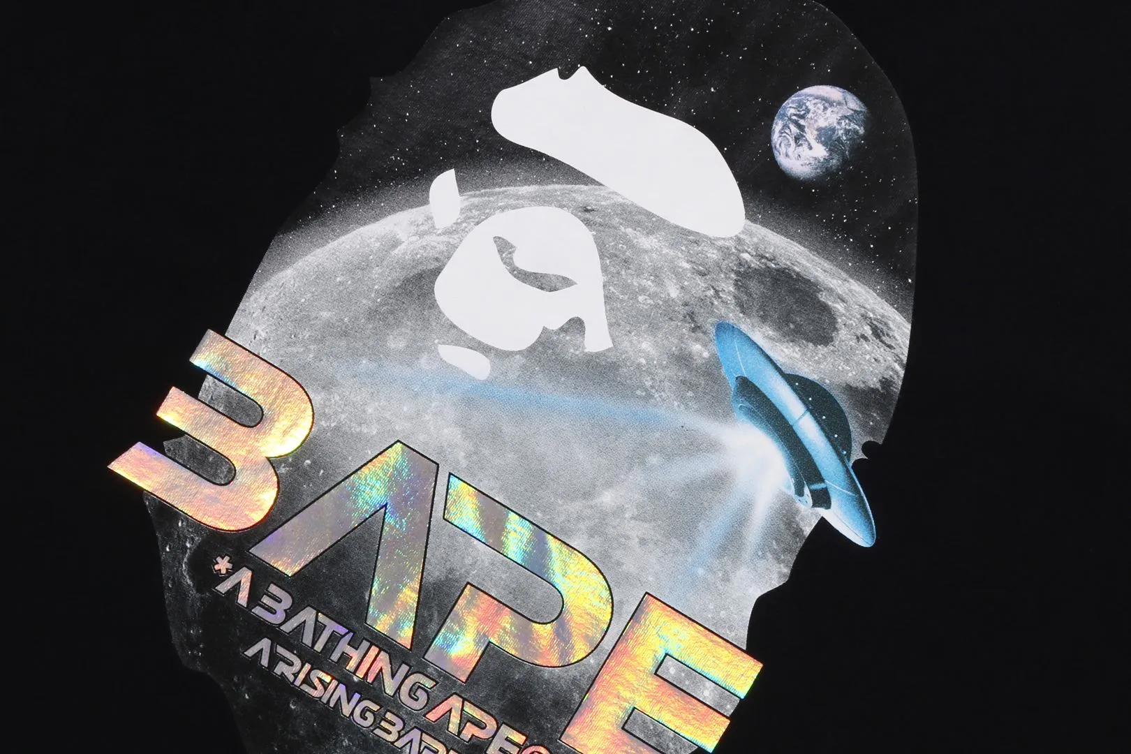 MOON PHOTO APE HEAD TEE sold by Bape product image thumbnail 3