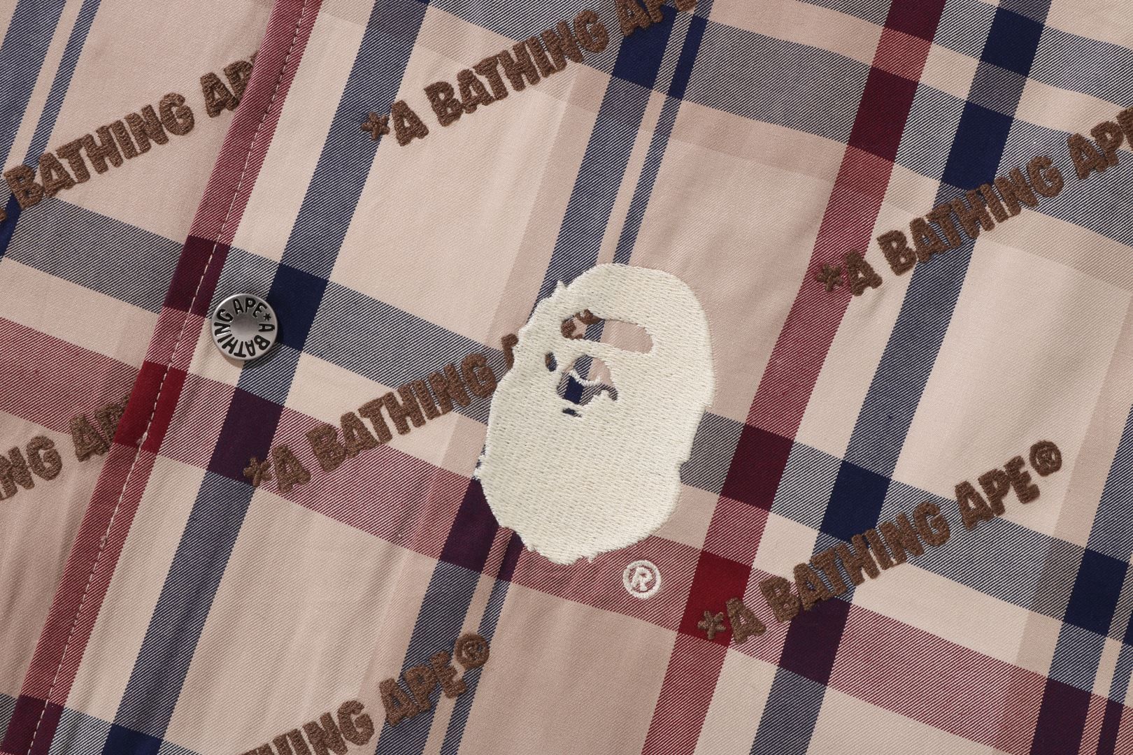 A BATHING APE LOGO CHECK PATTERN COACH JACKET sold by Bape product image thumbnail 2