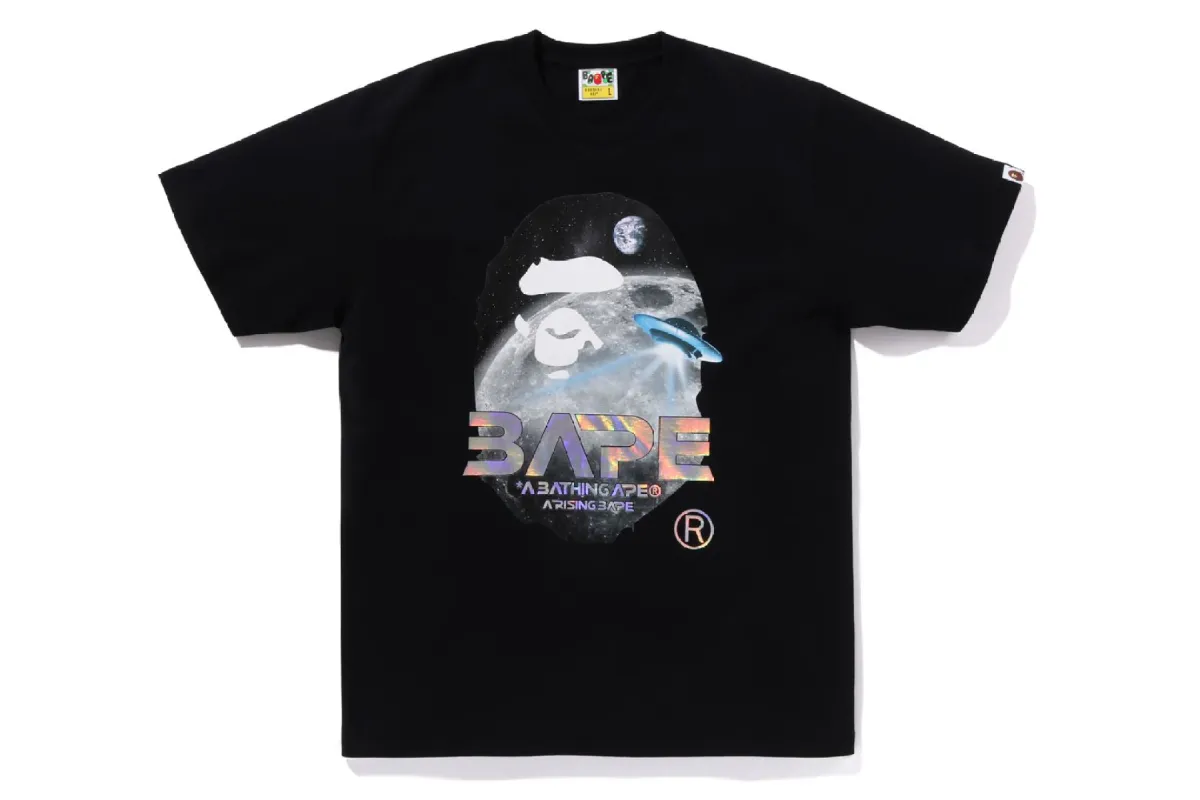 MOON PHOTO APE HEAD TEE sold by Bape