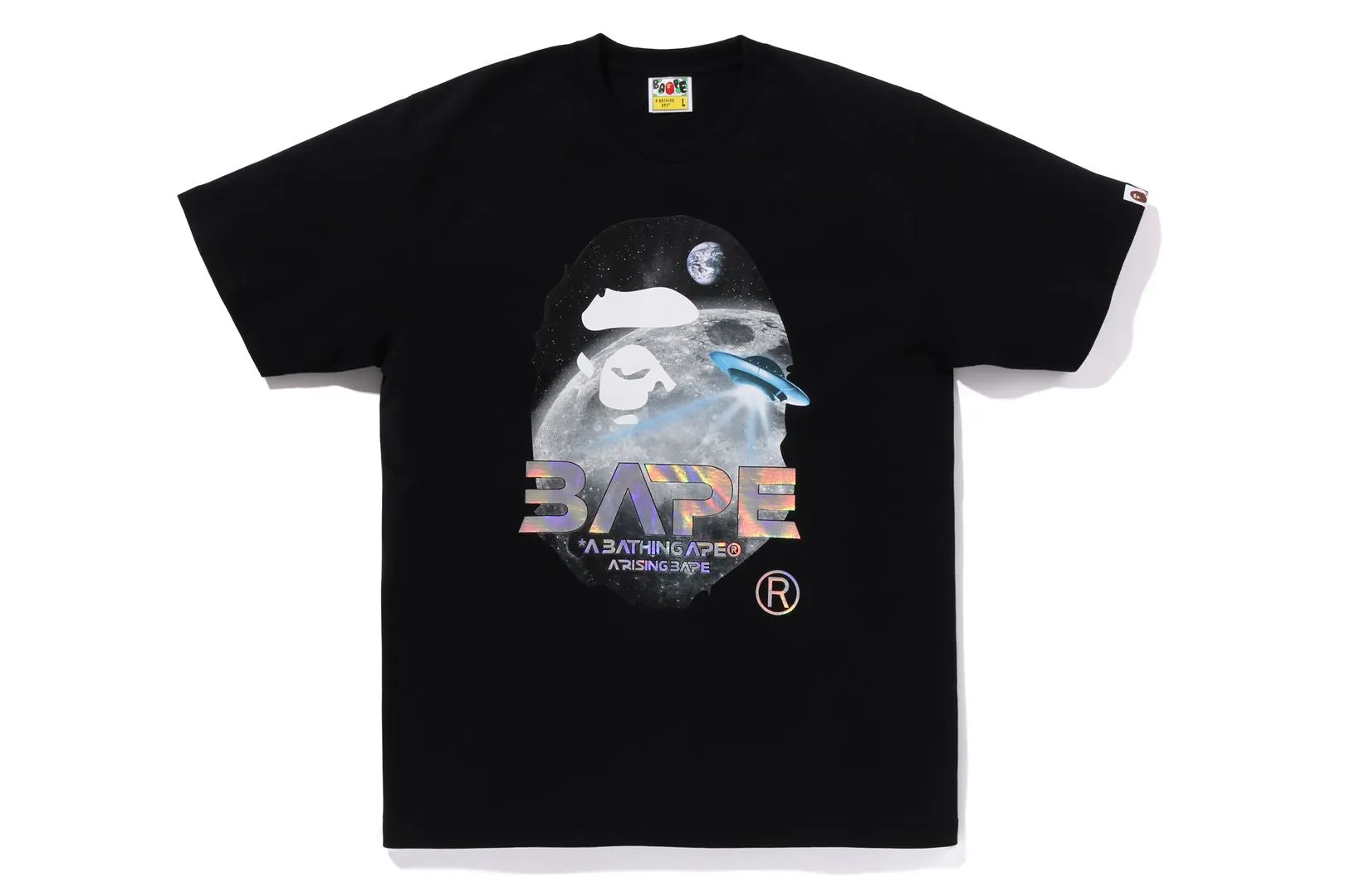 MOON PHOTO APE HEAD TEE sold by Bape