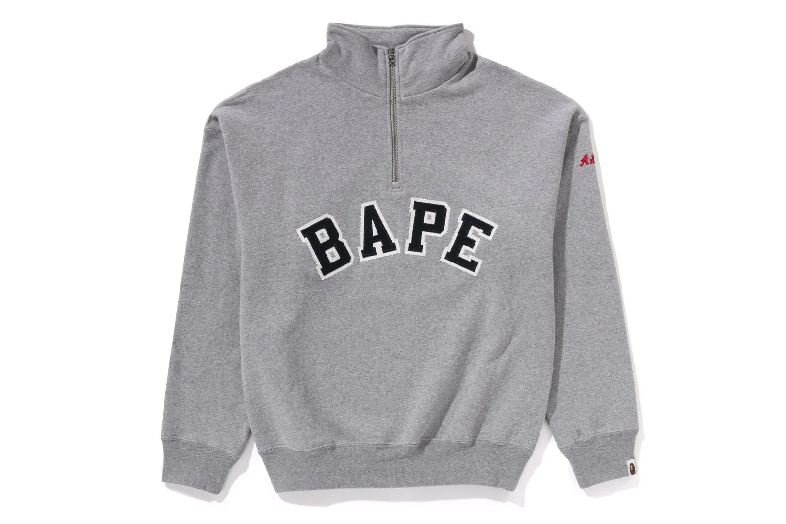 BAPE APPLIQUE HALF ZIP SWEATER sold by Bape