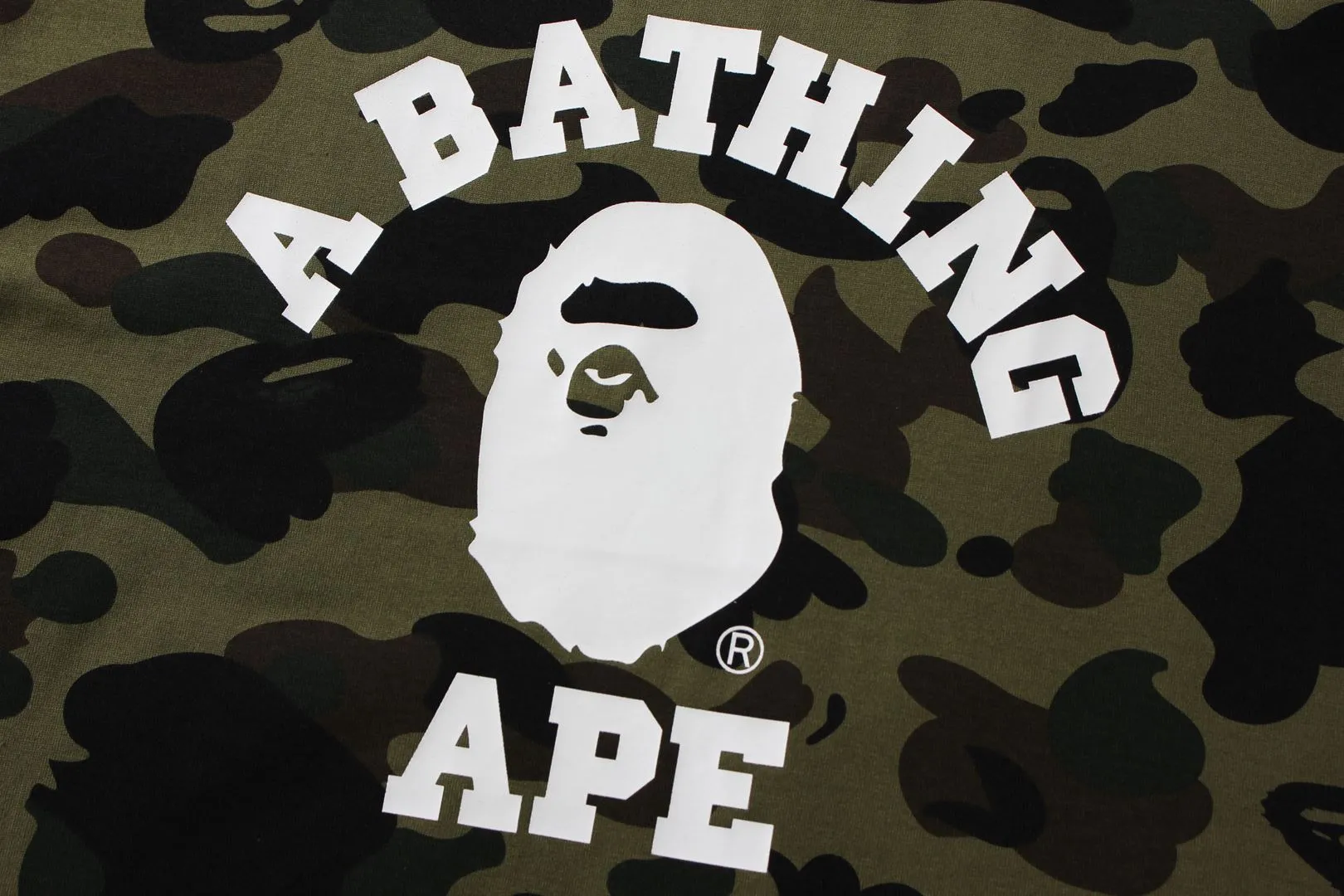 1ST CAMO COLLEGE TEE sold by Bape product image thumbnail 2