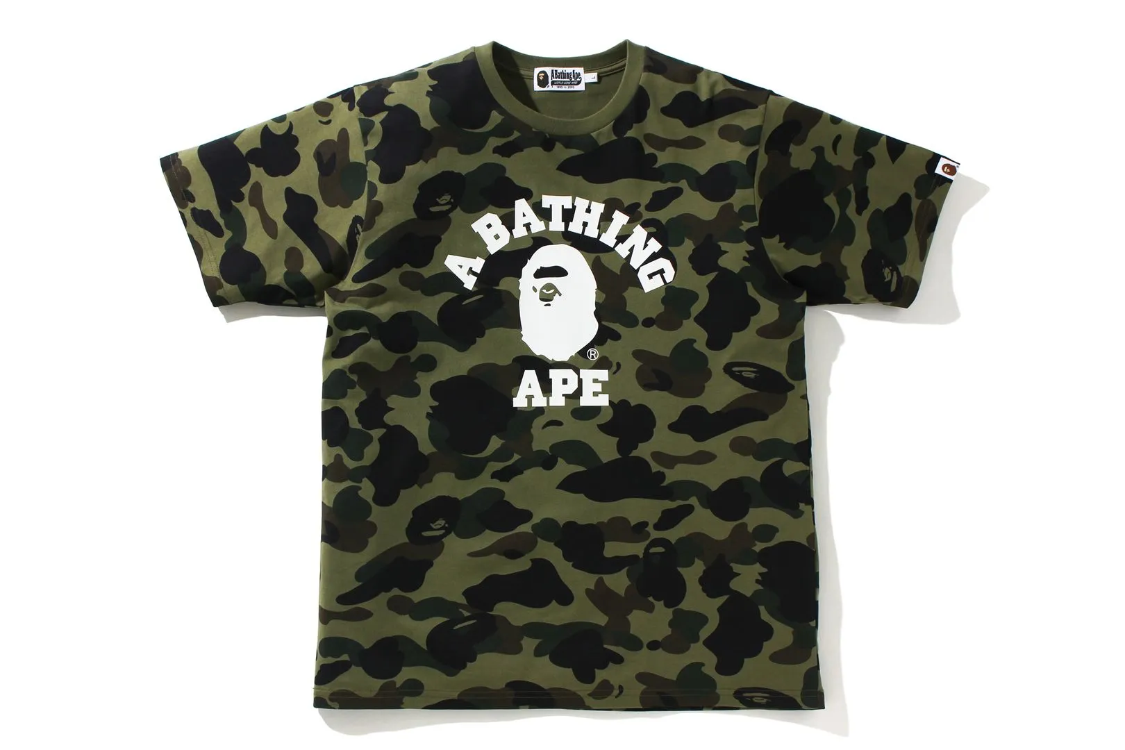 1ST CAMO COLLEGE TEE sold by Bape