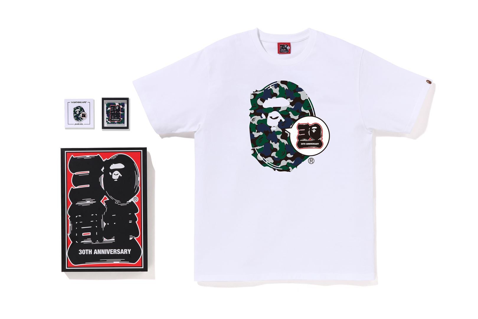 BAPE STORE ISETAN MEN'S BAPE 30TH ANNIV. APE HEAD TEE SET sold by Bape product image thumbnail 4
