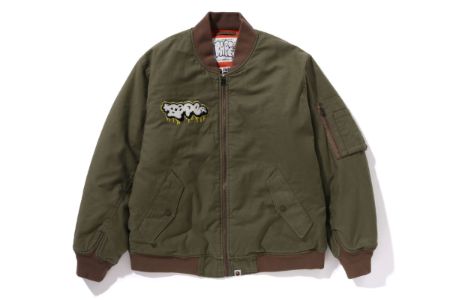 GRAFFITI BOMBER JACKET sold by Bape