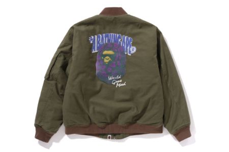 GRAFFITI BOMBER JACKET sold by Bape