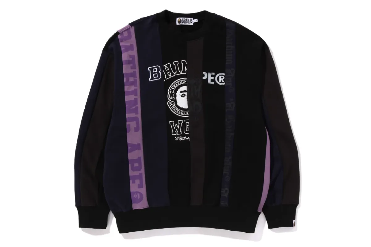 UPCYCLE CREWNECK sold by Bape