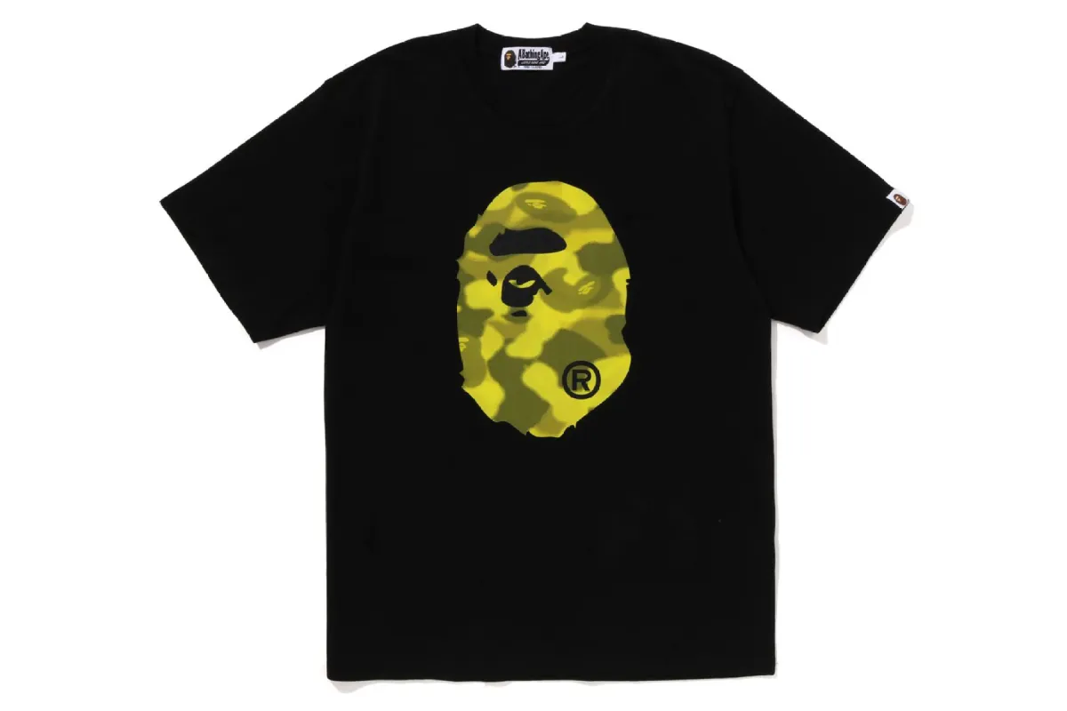 RADIATION CAMO BIG APE HEAD TEE sold by Bape