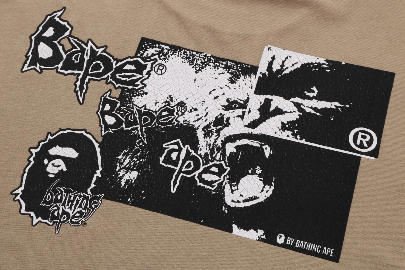 MAD APE GRAPHIC LOGO RELAXED FIT TEE sold by Bape product image thumbnail 4