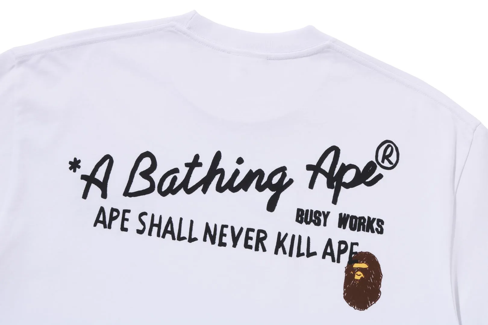 HAND DRAW BAPE RELAXED FIT TEE sold by Bape product image thumbnail 4