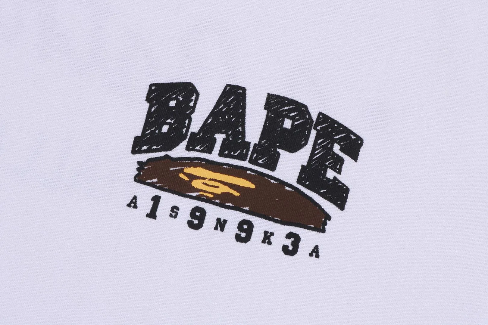 HAND DRAW BAPE RELAXED FIT TEE sold by Bape product image thumbnail 3
