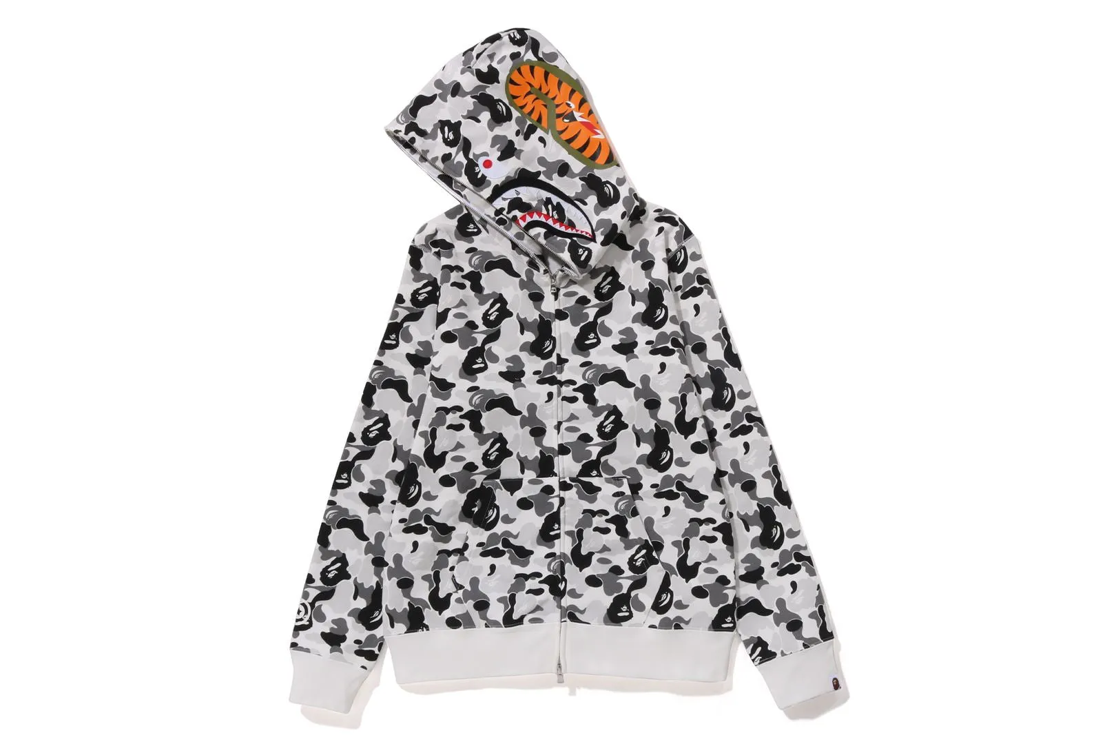 ABC CAMO SHARK FULL ZIP HOODIE sold by Bape product image thumbnail 2