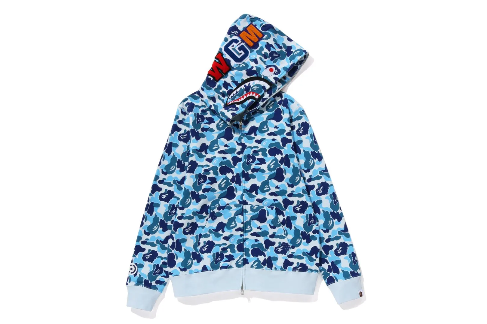 ABC CAMO SHARK FULL ZIP HOODIE sold by Bape product image thumbnail 5