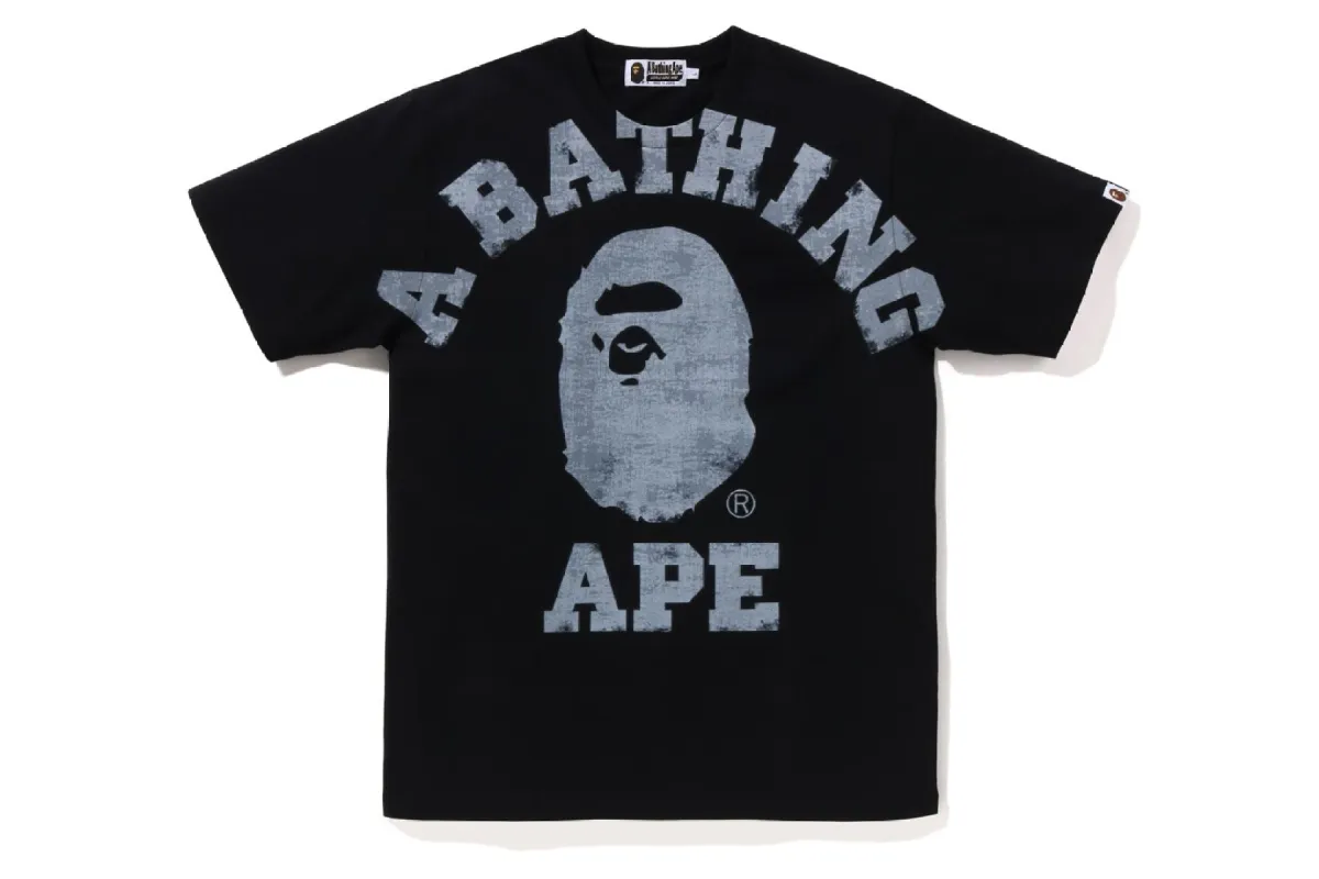 OVERPRINTED COLLEGE TEE sold by Bape