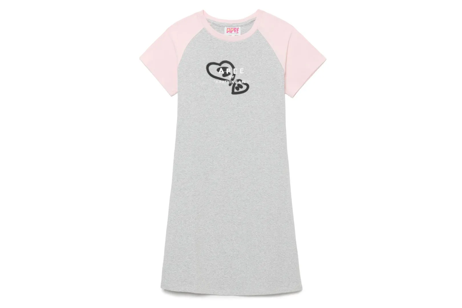 GRAPHIC RAGLAN MINI DRESS sold by Bape