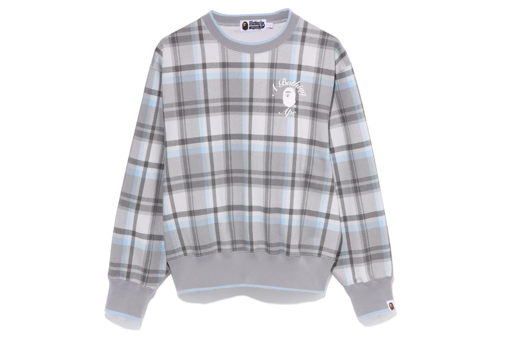 BAPE CHECK WIDE FIT CREWNECK sold by Bape product image thumbnail 5