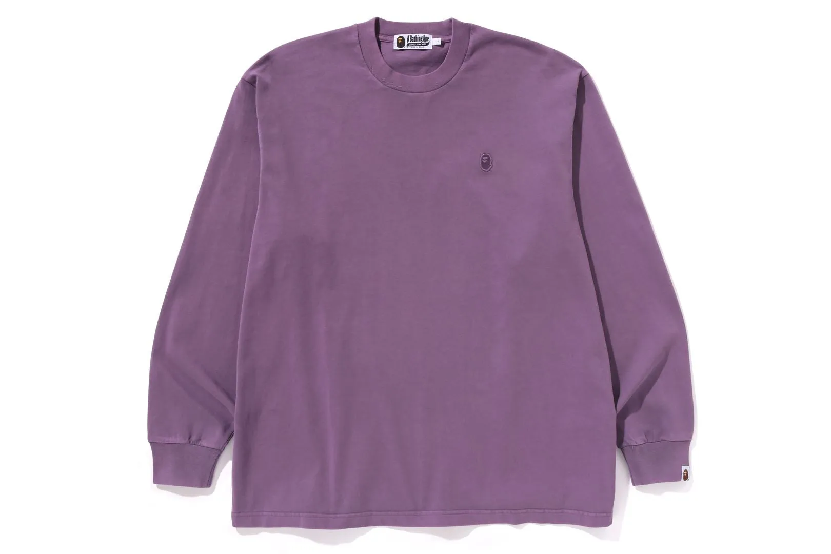 APE HEAD ONE POINT GARMENT DYED L/S TEE sold by Bape product image thumbnail 3