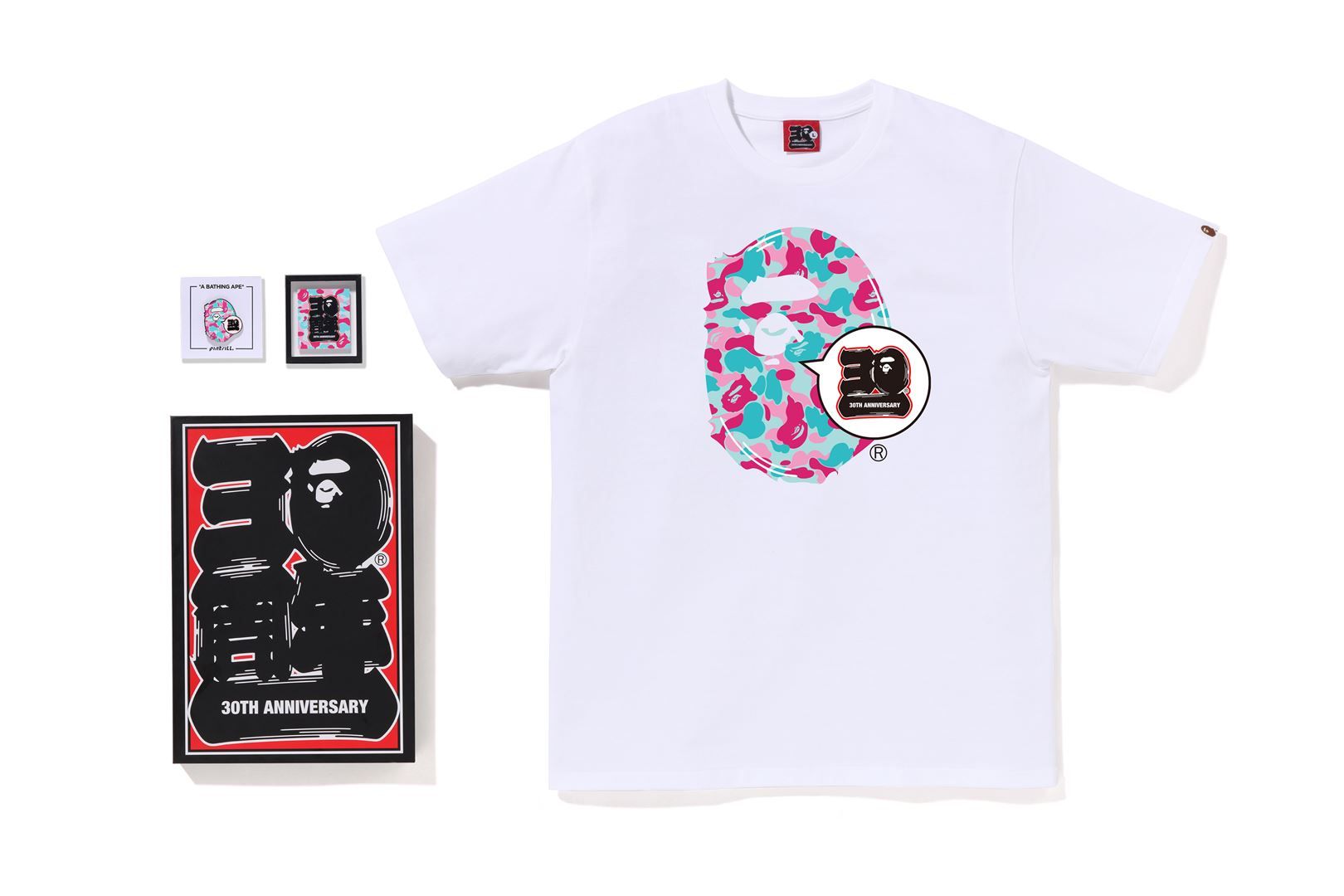 BAPE STORE MIAMI BAPE 30TH ANNIV. APE HEAD TEE SET sold by Bape product image thumbnail 4