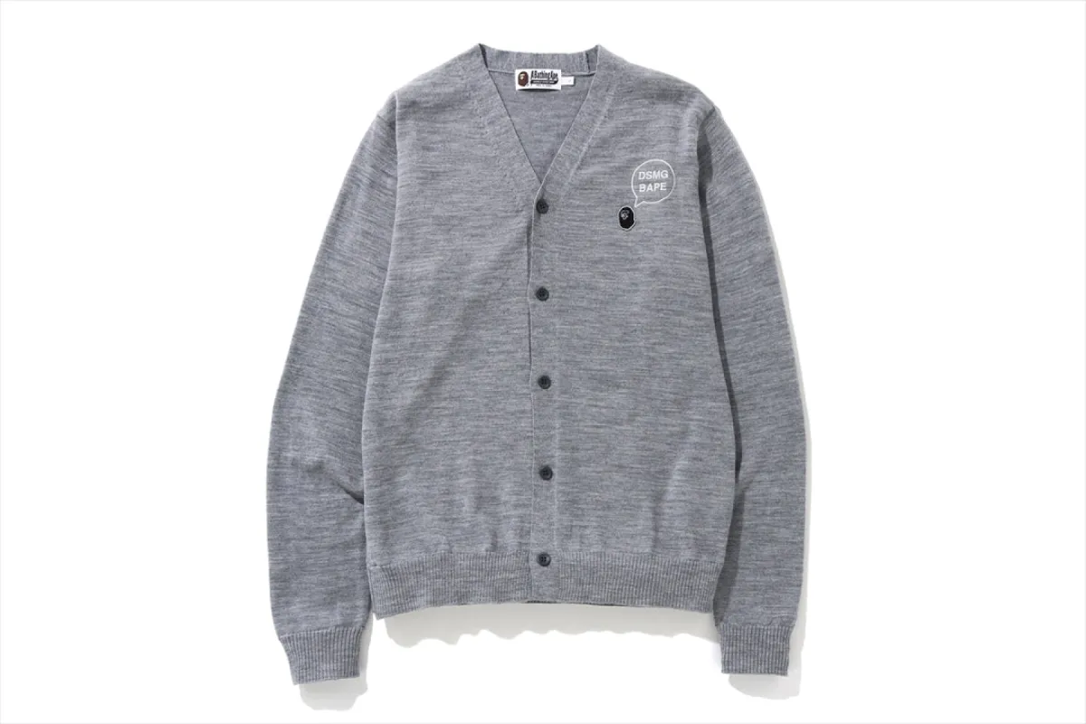 【 BAPE X DSMG 】KNIT CARDIGAN sold by Bape