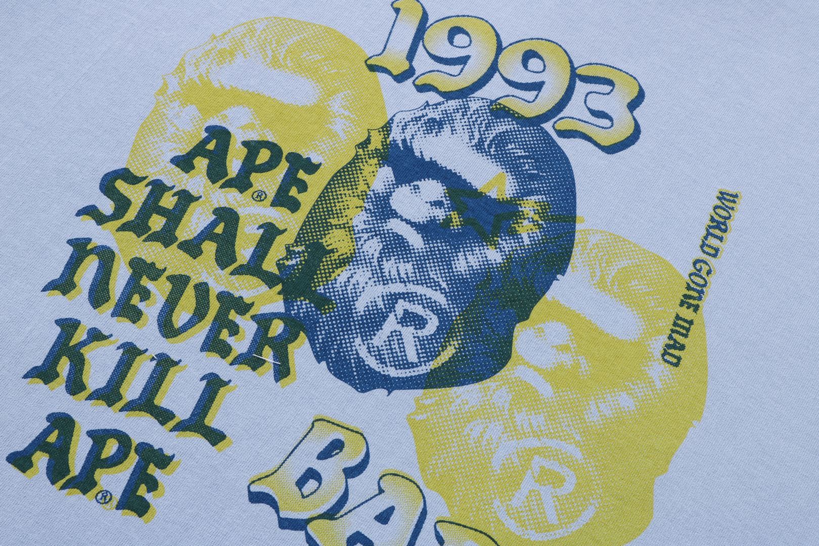 PIGMENT THREE APE HEAD TEE sold by Bape product image thumbnail 4