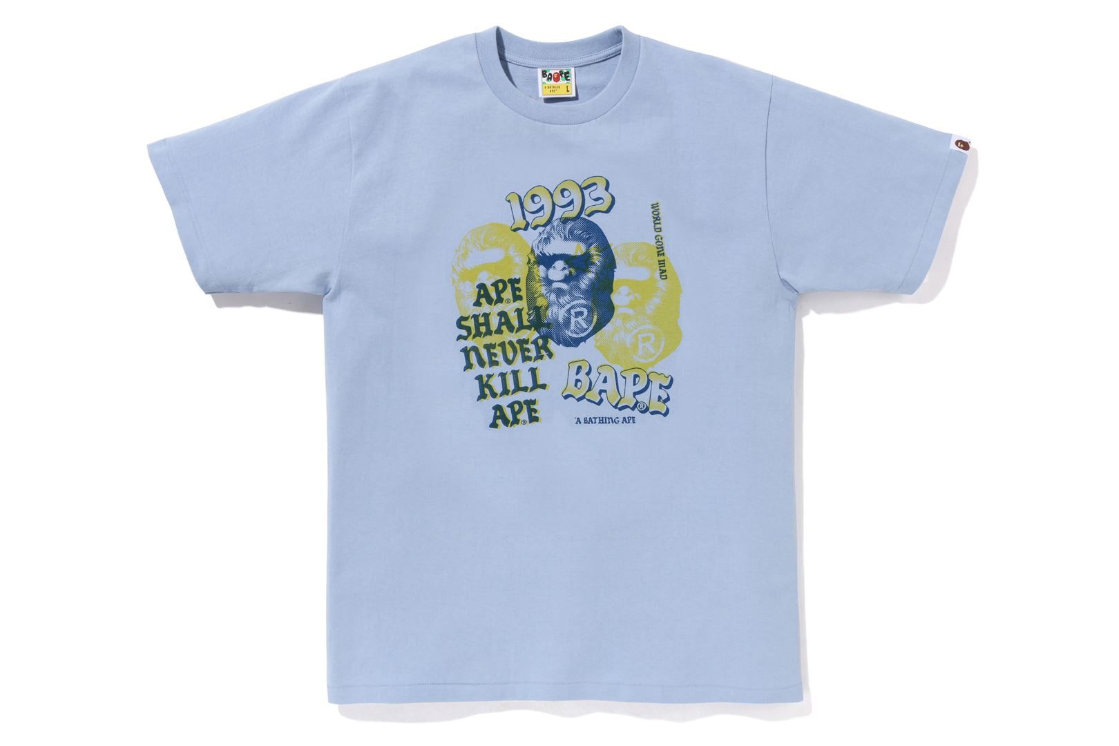 PIGMENT THREE APE HEAD TEE sold by Bape product image thumbnail 3