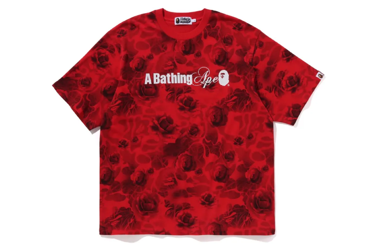 FLORAL SOLID CAMO LOGO RELAXED FIT TEE sold by Bape