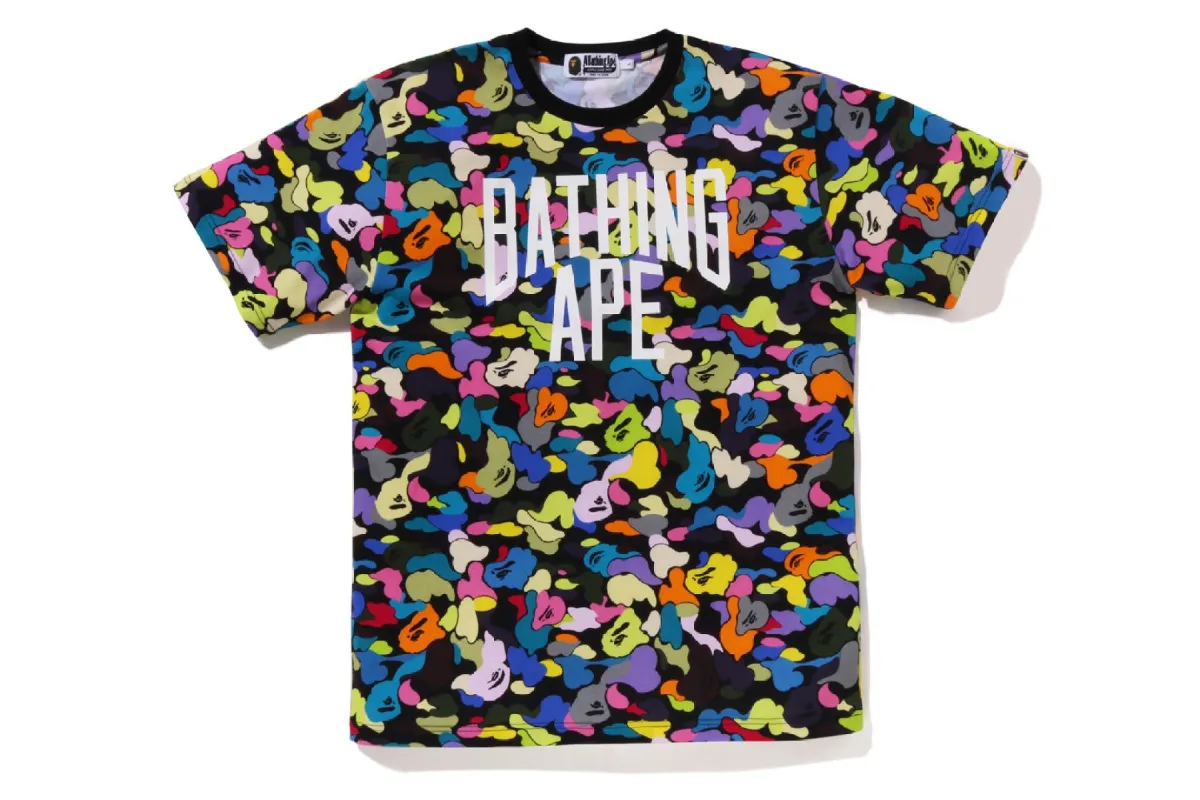 MULTI CAMO NYC LOGO TEE sold by Bape