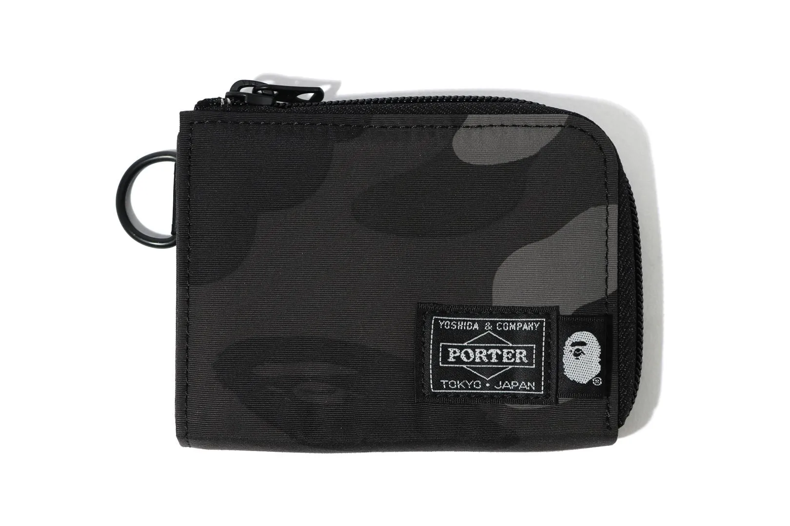 【 BAPE X PORTER 】 COLOR CAMO MINI WALLET sold by Bape