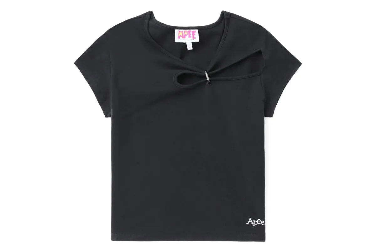 CUT OUT TOP WITH HEART SHAPE BUCKLE sold by Bape