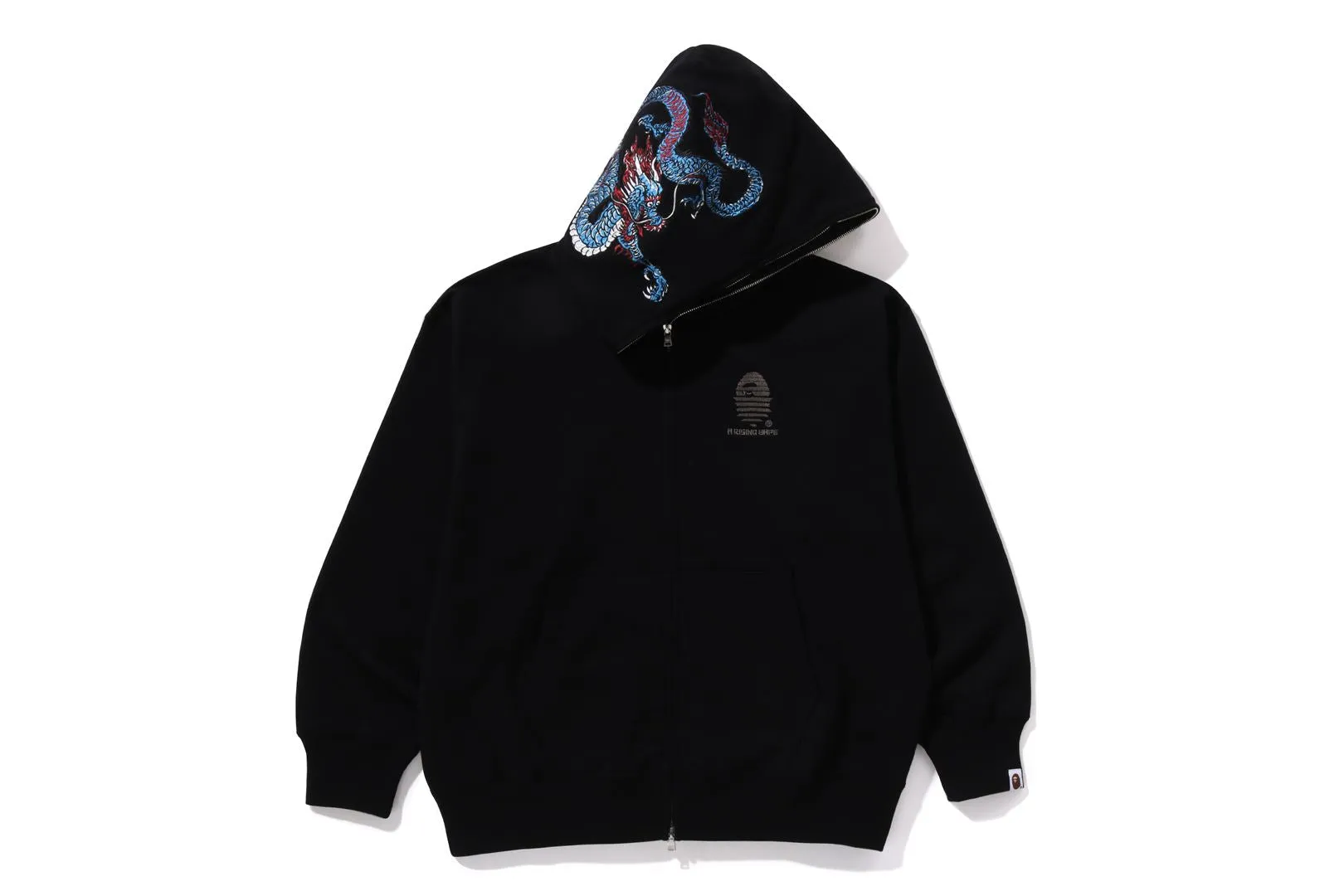 TIGER AND DRAGON RELAXED FIT FULL ZIP HOODIE sold by Bape