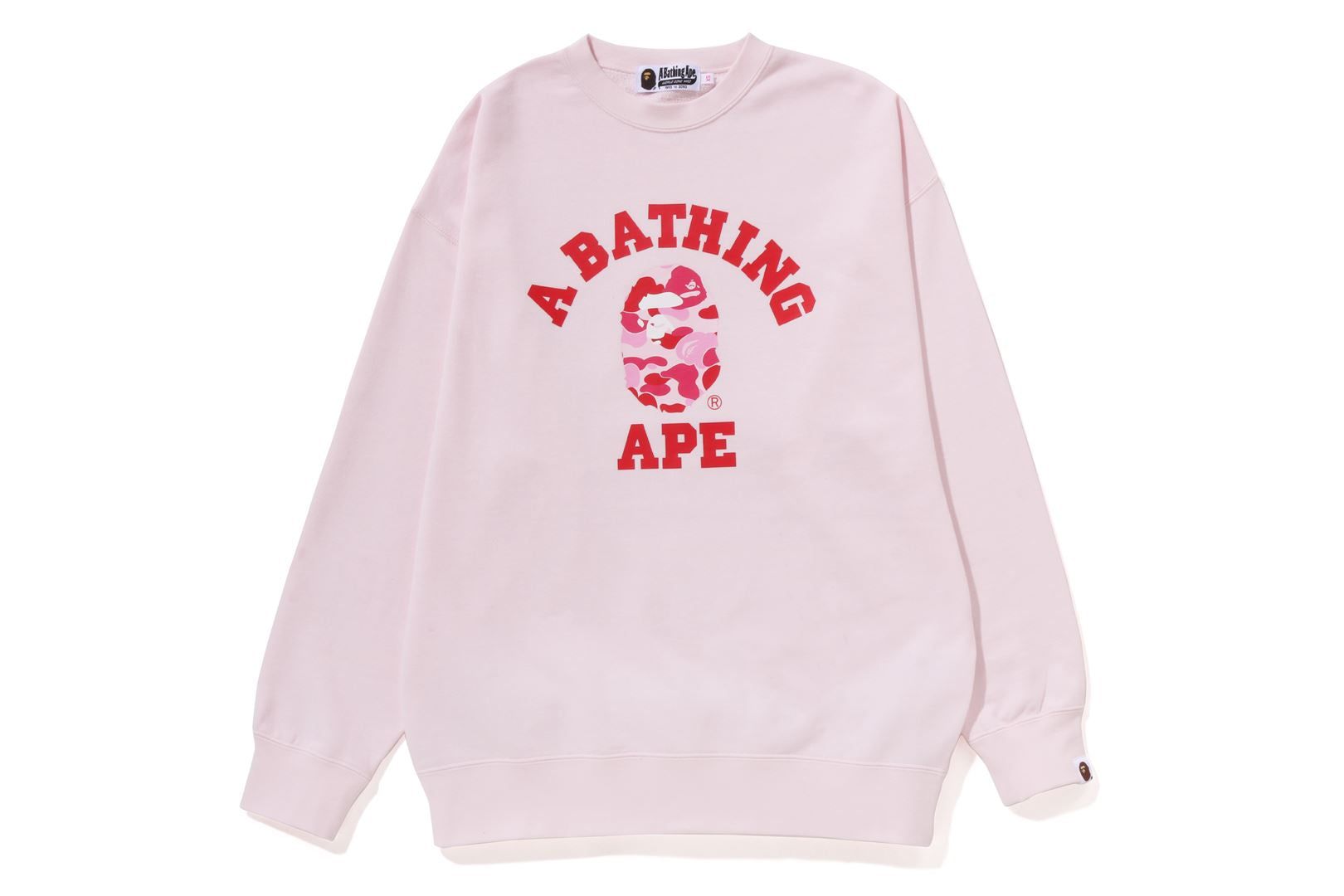 ABC CAMO COLLEGE CREWNECK sold by Bape