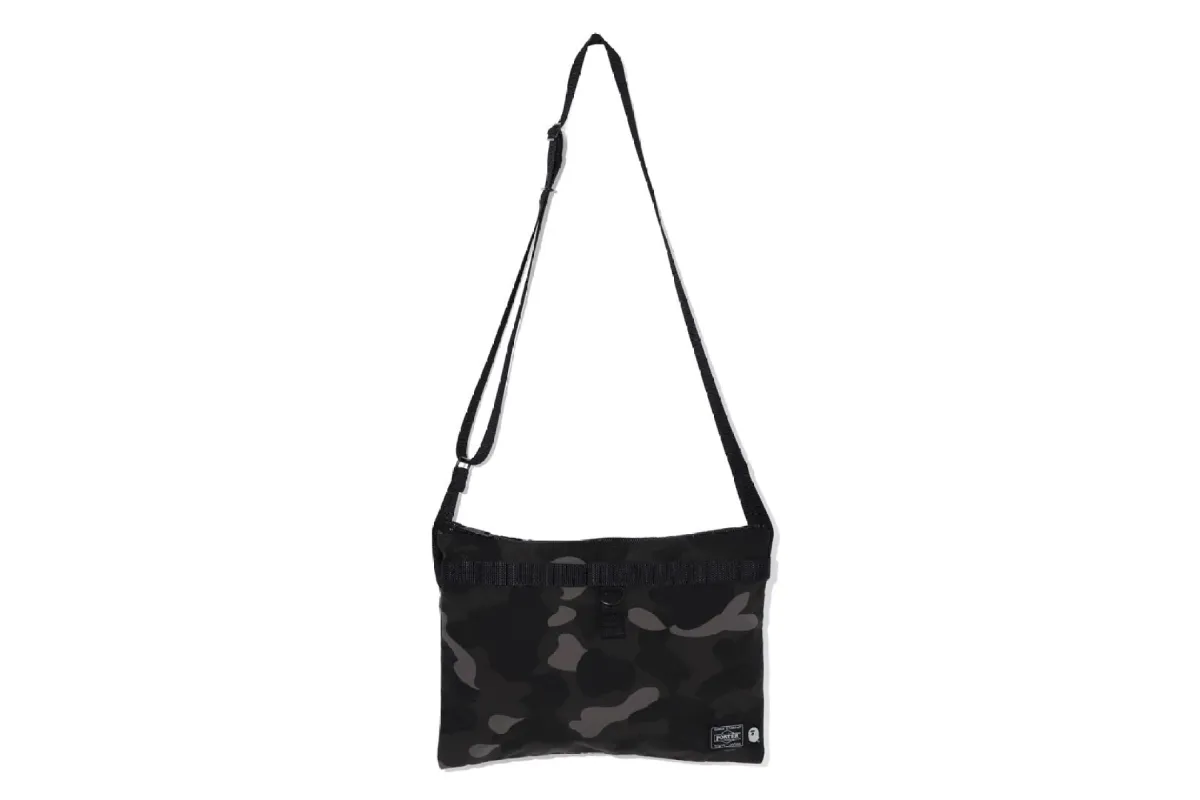 【 BAPE X PORTER 】 COLOR CAMO CROSSBODY BAG sold by Bape