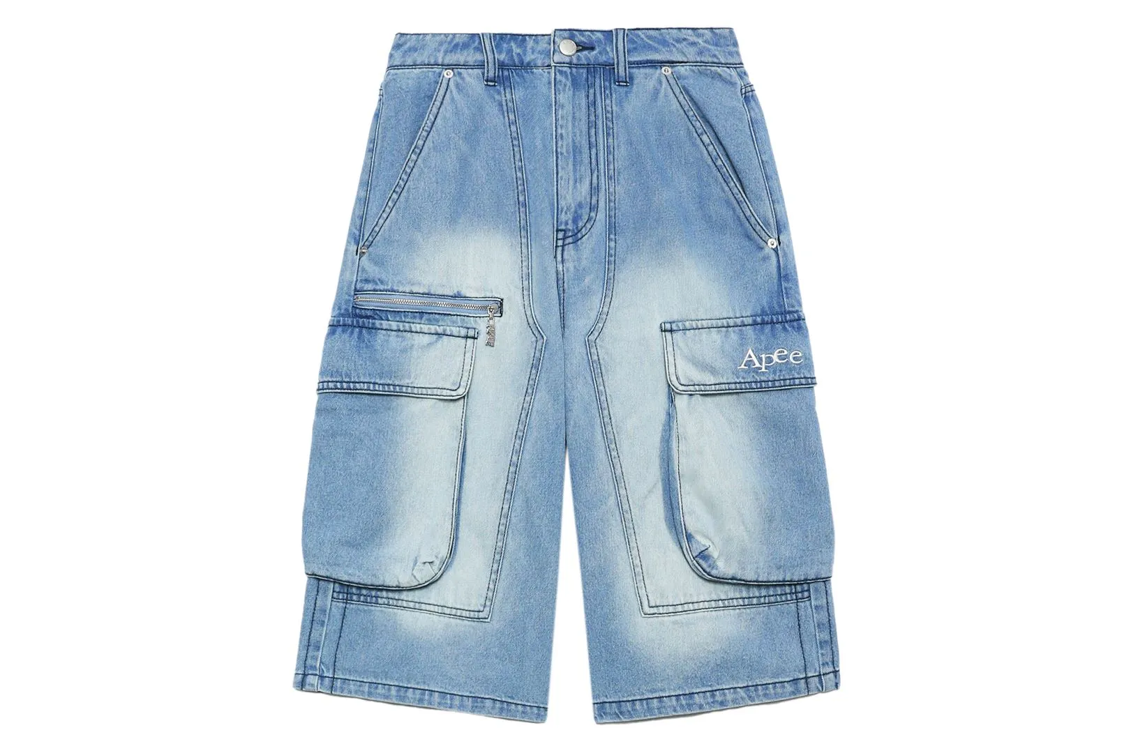 KNEE LENGTH CARGO SHORTS LIG sold by Bape