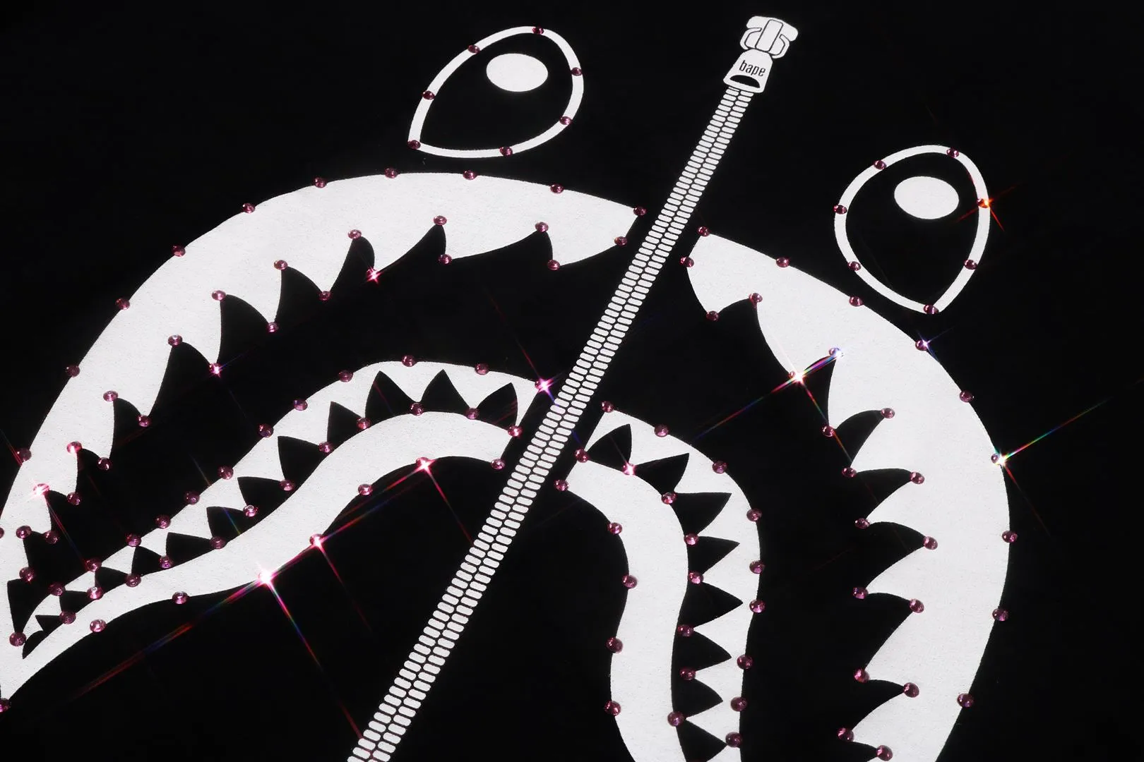 CRYSTAL STONE SHARK TEE sold by Bape product image thumbnail 2