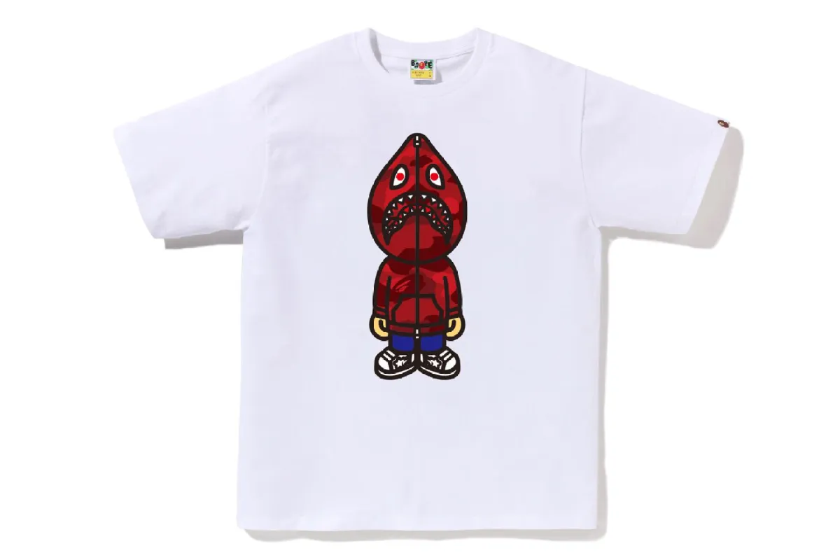 COLOR CAMO CLASSIC MILO SHARK TEE sold by Bape