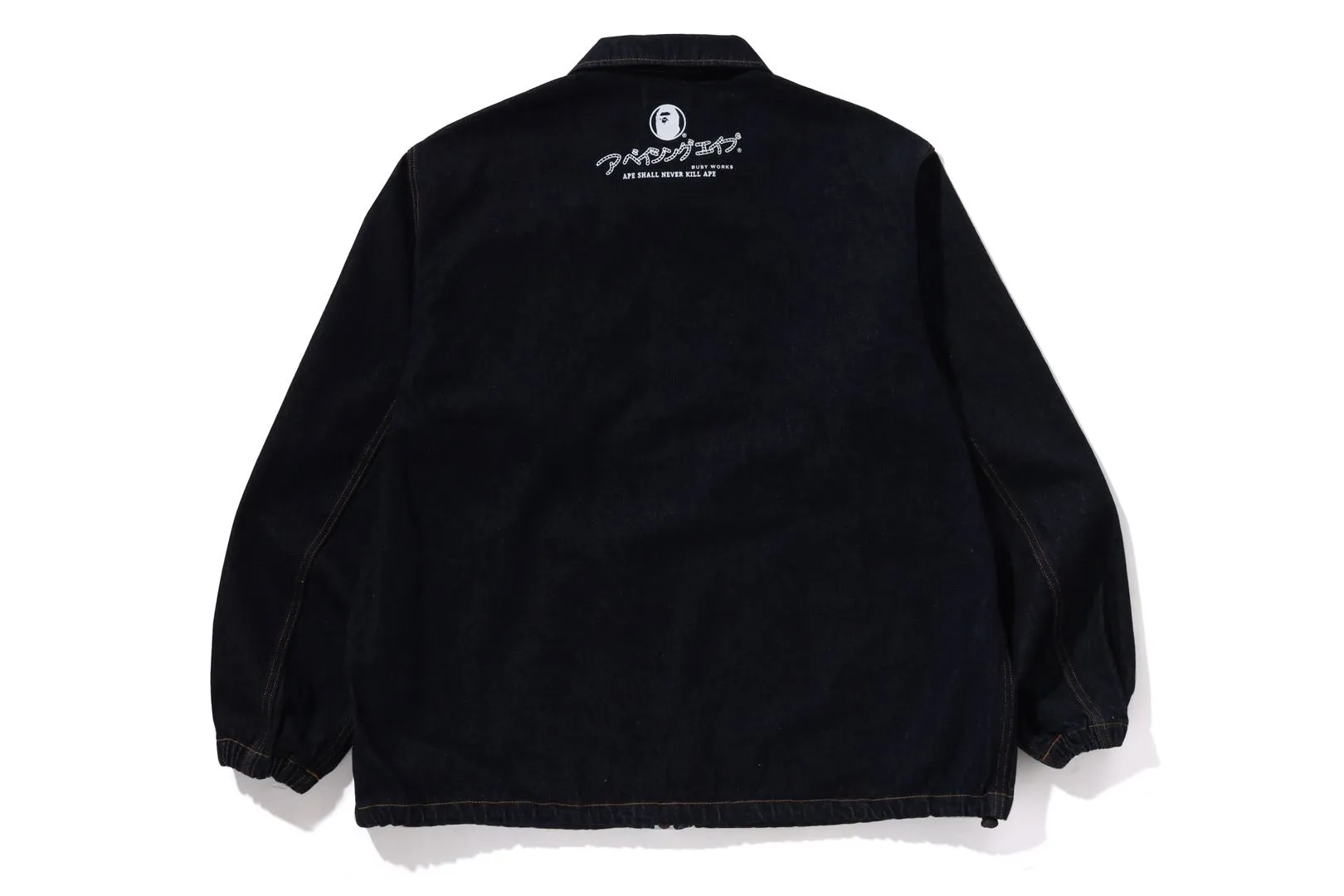 BATHING APE RELAXED FIT DENIM COACH JACKET sold by Bape product image thumbnail 2