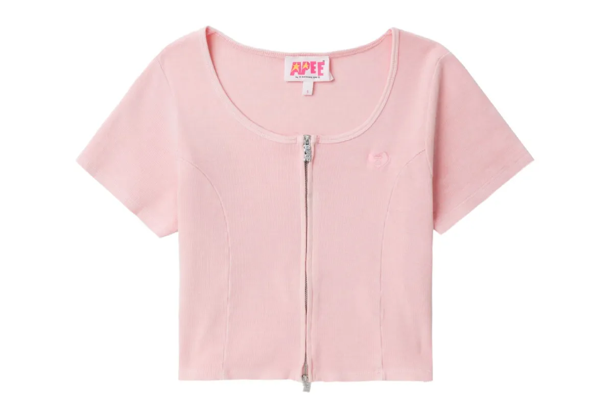 WASHED ZIP UP TOP sold by Bape