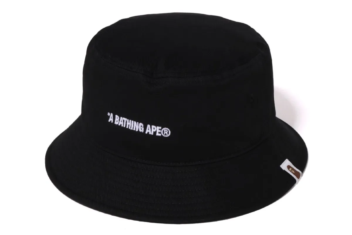 LOGO BUCKET HAT sold by Bape