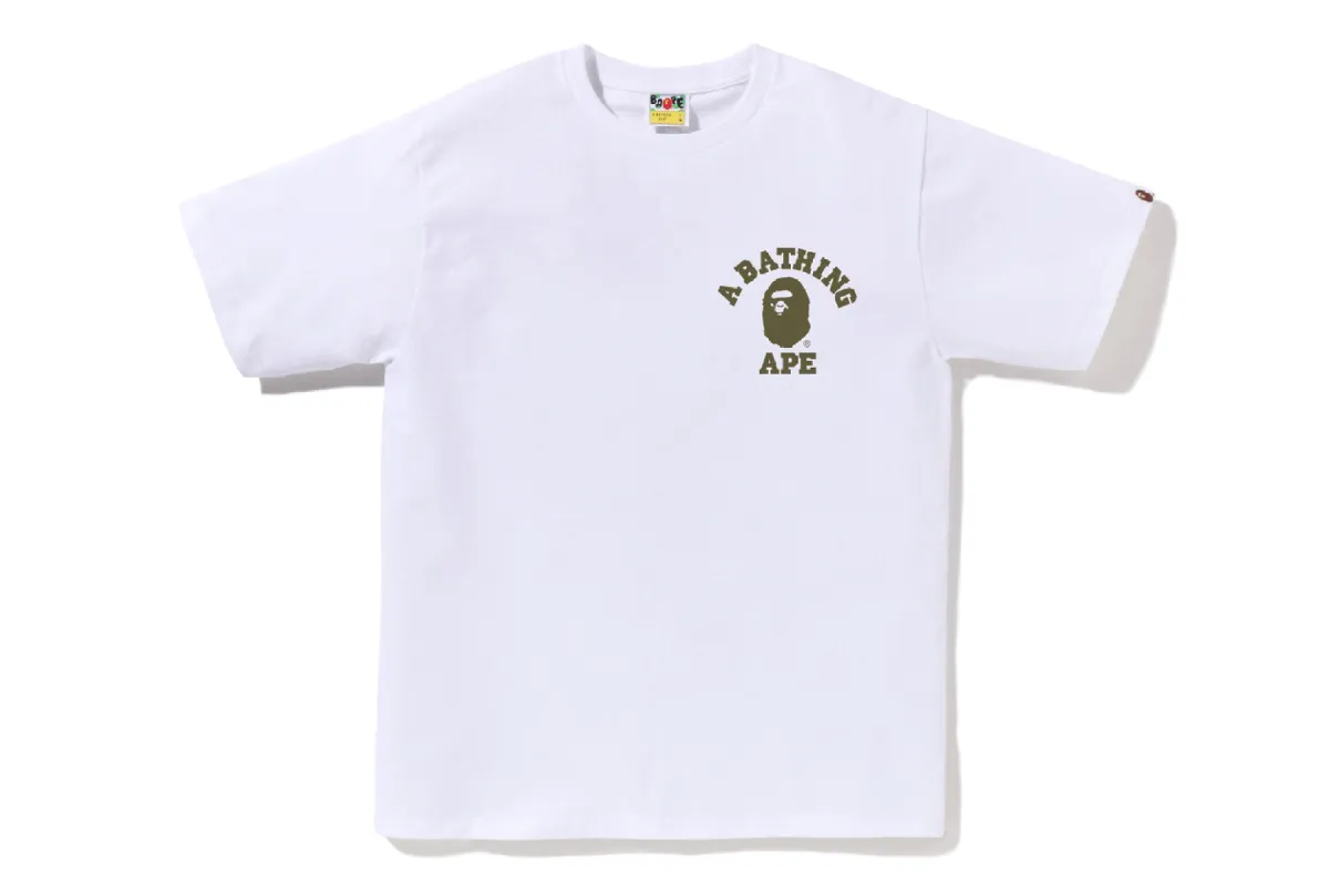 1ST CAMO COLLEGE ATS TEE sold by Bape