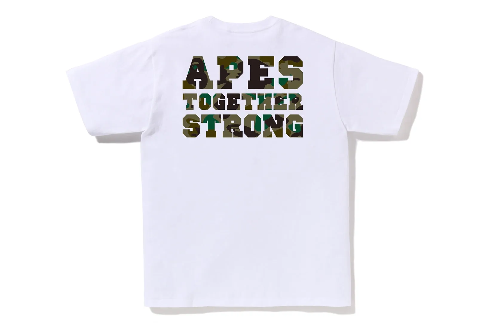 1ST CAMO COLLEGE ATS TEE sold by Bape product image thumbnail 2