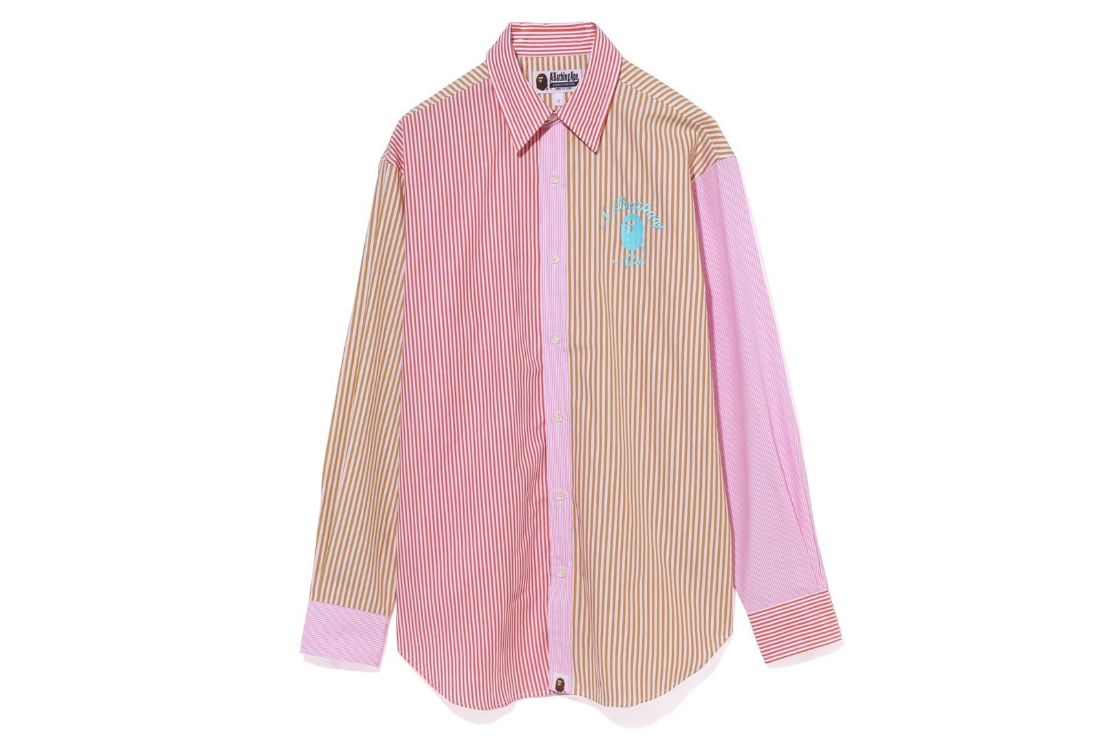 COLLEGE MULTI STRIPED OVERSIZED SHIRT sold by Bape product image thumbnail 4