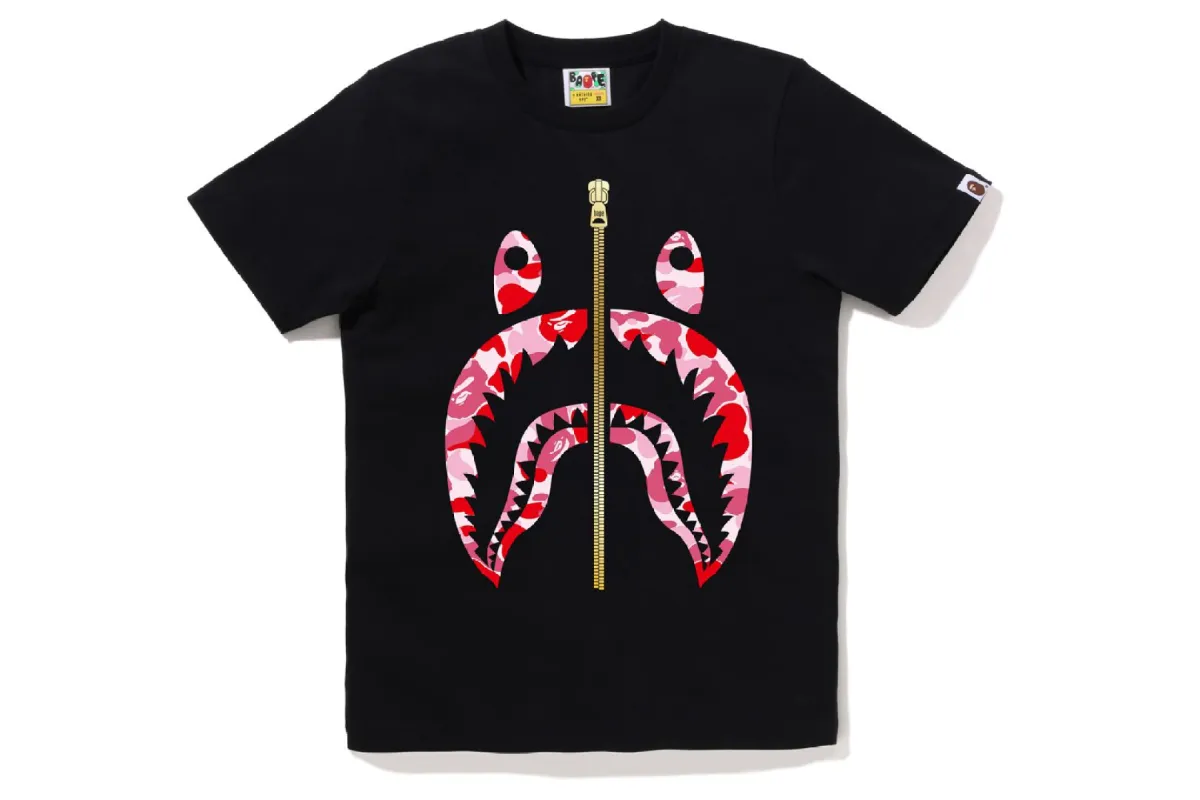 ABC CAMO SHARK TEE sold by Bape